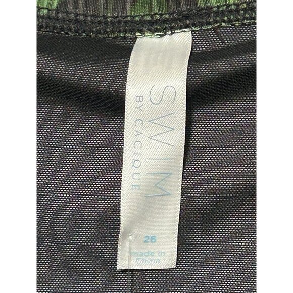 Cacique Breezy Palm 2pc Swim Set Bikini Top 44DD Skirted Bikini Bottom 22 - Picture 15 of 16